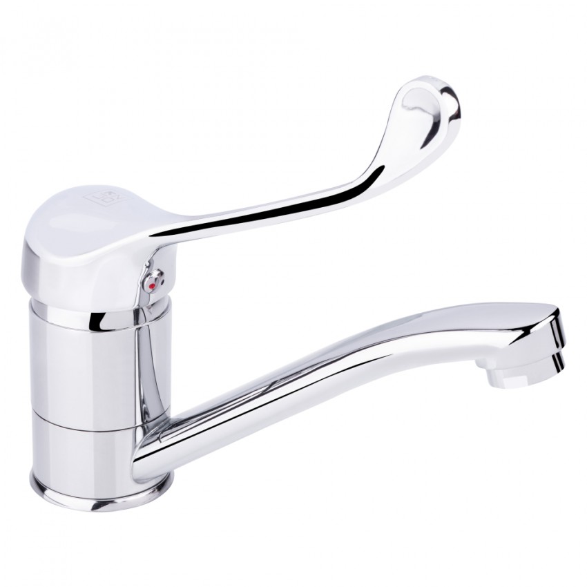 Змішувач для раковини Watt 002M, Chrome (k40) з поворотним виливом LDWAT002MCRM34861 Lidz LIDZ