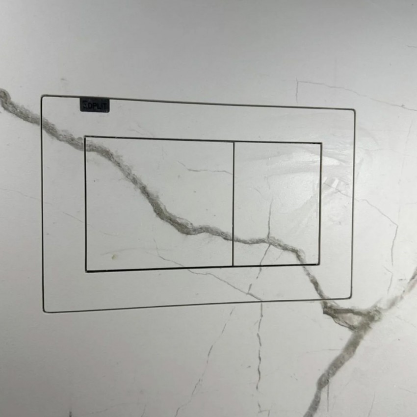 E10002 Прихована кнопка змиву Edplit Whisper  CWGS (Geberit Sigma) (1 сорт) EDPLIT фото 1