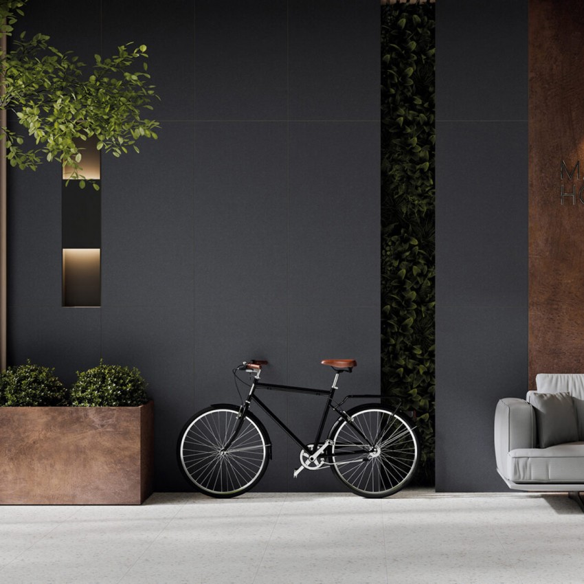 GRES MONOLIGHT EXTERIOR ANTHRACITE (MX14) RECT. (1 сорт) CERRAD фото 2