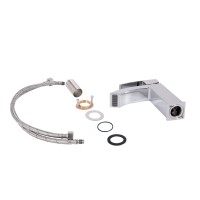 Змішувач для раковини низький Swan Cascada, Chrome (k35) QTSWA270CRM45564 Qtap QTAP фото 3