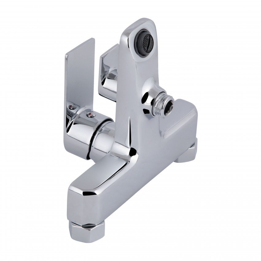 Змішувач для ванни Aries, Chrome (k35) з душовим гарнітуром QTARI259CRM45559 Qtap QTAP фото 2