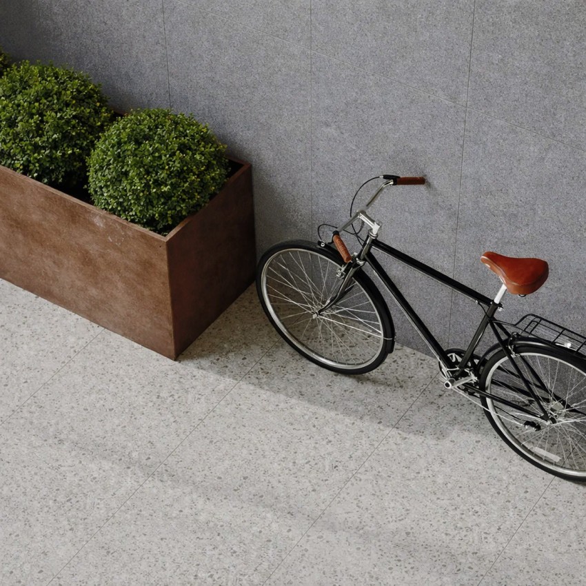 GRES MONOLIGHT EXTERIOR DARK GREY (MX13) RECT. (1 сорт) CERRAD