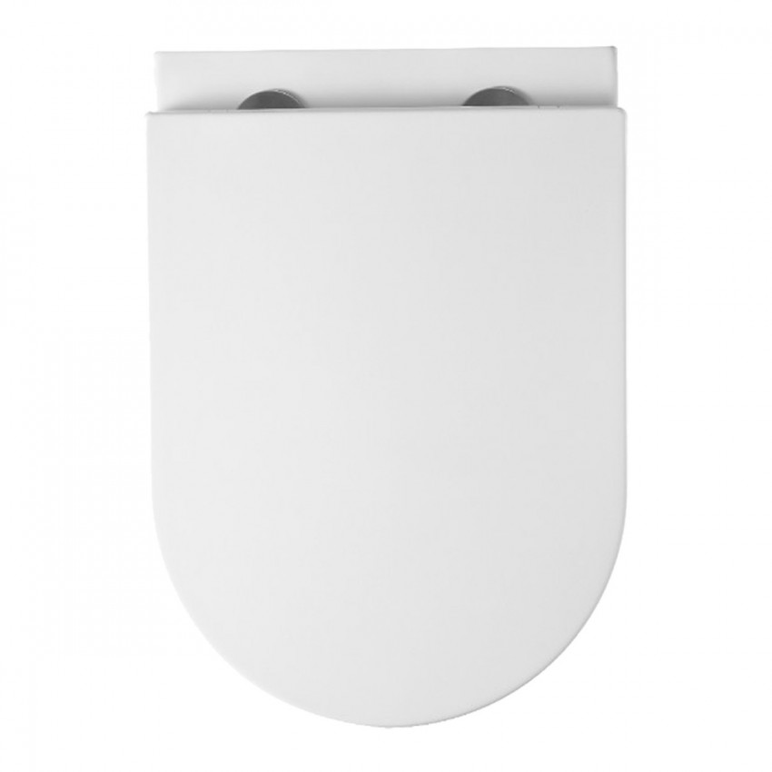 DCA0530111W Calma Унітаз підвісний 515x355x365mm з кришкою soft-close, Vortex Flush, білий глянець (1 сорт) DEVIT фото 4