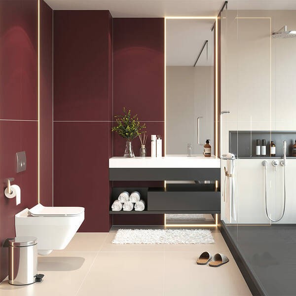 ELITE RED WINE MATT ALMERA CERAMICA-2 фото 3