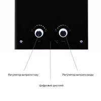 Колонка газова димохідна 10 л панель зі скла Black JSD20-10GD Thermo Alliance Thermo Alliance фото 4