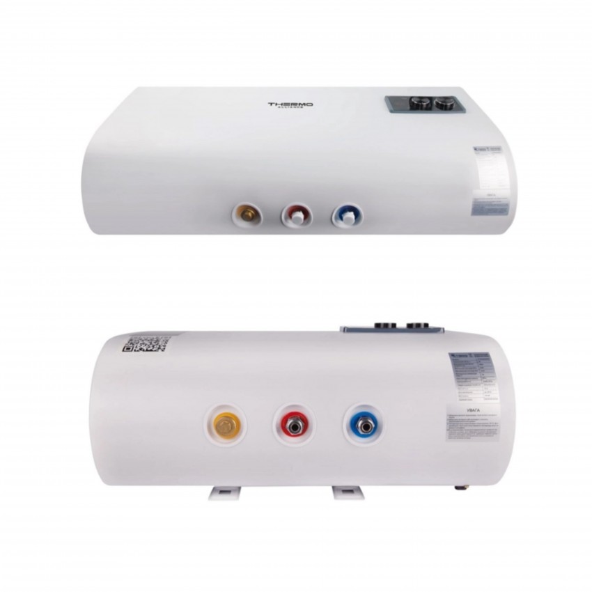 Водонагрівач електричний плоский 100 л горизонтальний, мокрий ТЕН 2 кВт (0,8+1,2) DT100H20GPD Thermo Alliance Thermo Alliance фото 4