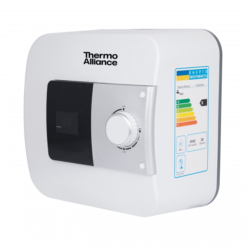 Водонагрівач електричний 10 л вертикальний над мийкою, мокрий ТЕН 1,5 кВт SF10X15N Thermo Alliance Thermo Alliance фото 3