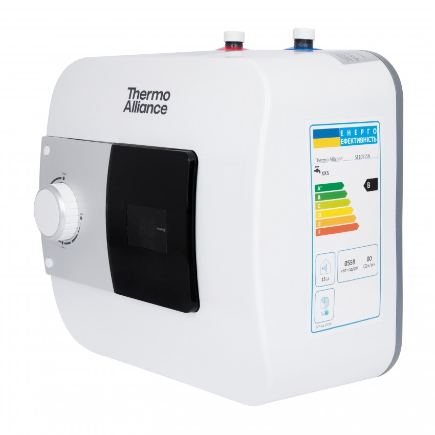 Водонагрівач електричний 10 л вертикальний під мийку, мокрий ТЕН 1,5 кВт SF10S15N Thermo Alliance Thermo Alliance фото 3