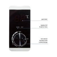 Водонагрівач електричний 50 л SLIM вертикальний, сухий ТЕН 2,0 кВт D50V20JD1K Thermo Alliance Thermo Alliance фото 3