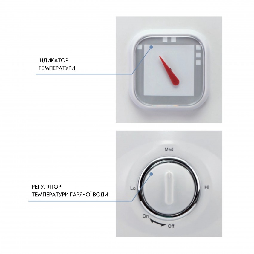 Водонагрівач електричний 30 л універсальний, мокрий ТЕН 1,5 кВт D30VH15Q1 Thermo Alliance Thermo Alliance фото 3