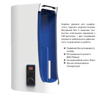 Водонагрівач електричний плоский 100 л вертикальний, сухий ТЕН 2 кВт (0,8+1,2) DT100V20G(PD)-D/2 Thermo Alliance Thermo Alliance фото 3