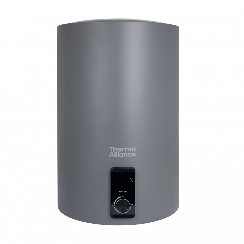 Водонагрівач електричний 80 л Grey,  вертикальний, сухий ТЕН 2,0 кВт D80V20J3(D)KG Thermo Alliance Thermo Alliance