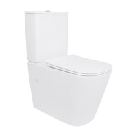 Унітаз підлоговий Stork Ultra Quiet 630×350×805 мм, White, з сидінням Slim Duroplast / Soft-close / Quick Release QTSTO27W49260 Qtap QTAP