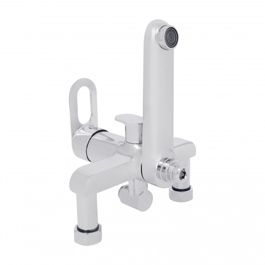 Душова система універсальна Latwa 1031,Chrome (k35) на три споживача (з виливом)  LDLAT1031CRM48993 Lidz LIDZ фото 4