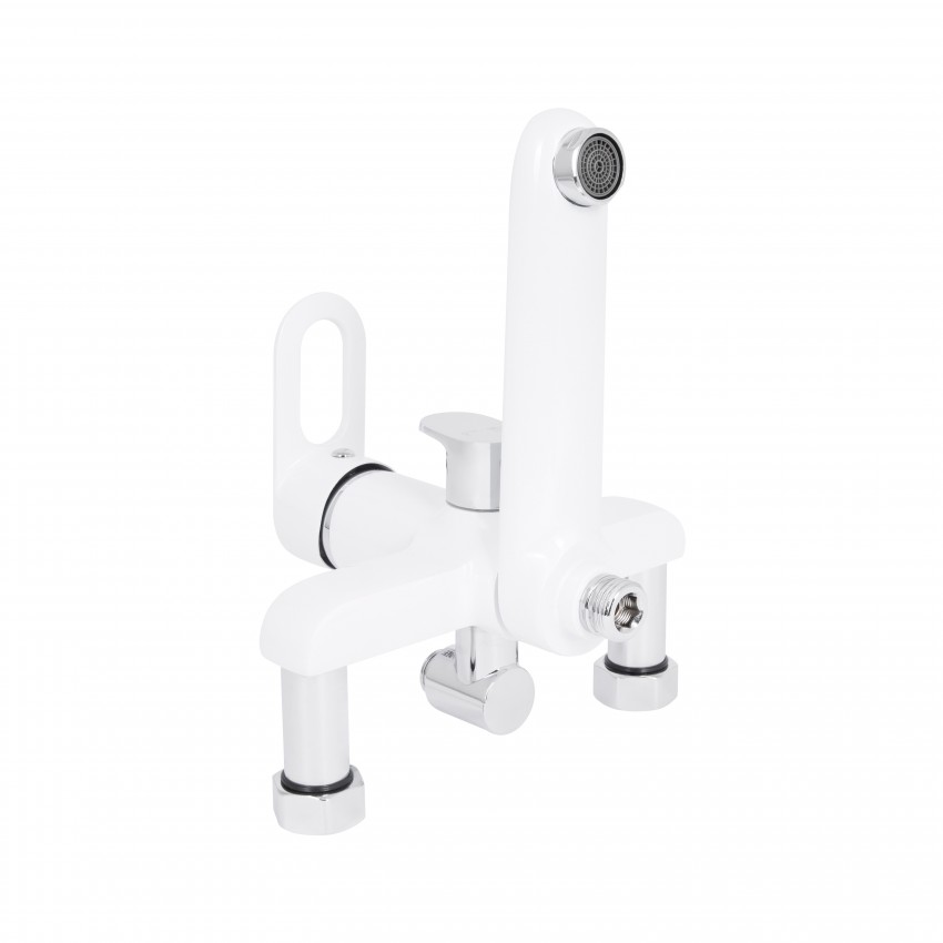 Душова система універсальна Latwa 1031,White (k35) на три споживача (з виливом)  LDLAT1031WHI48994 Lidz LIDZ фото 4