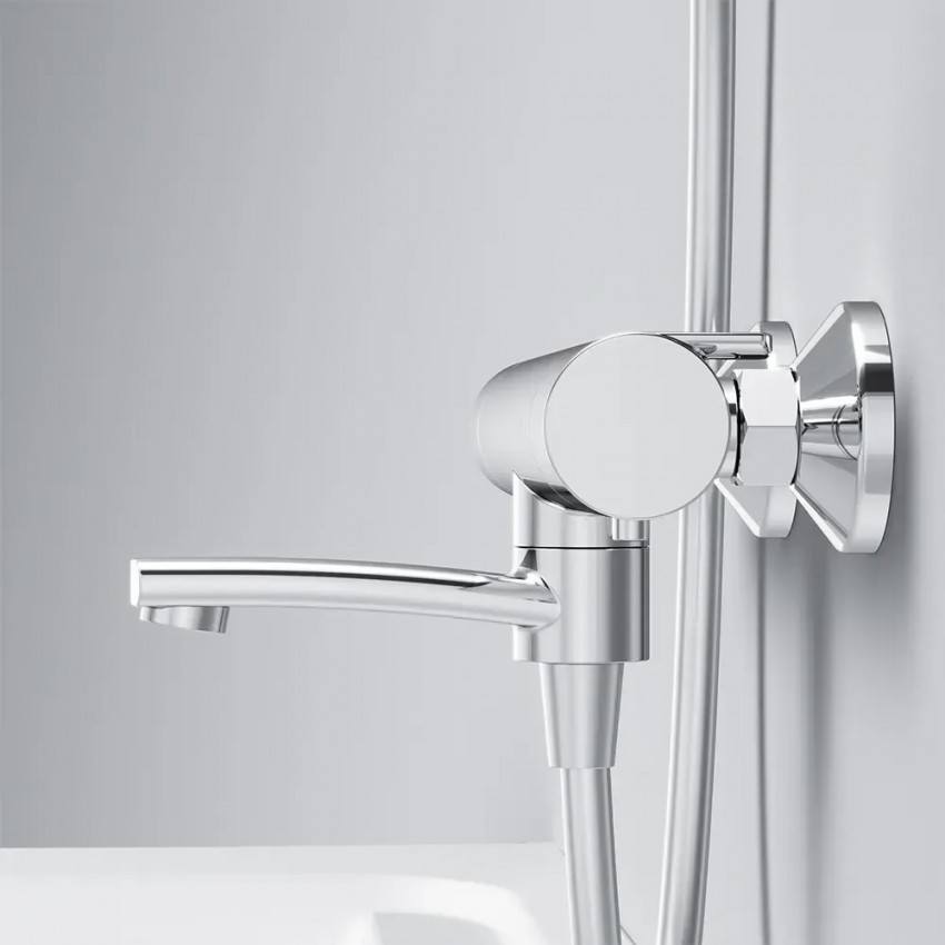F85A50000 X-Joy S, змішувач для ванни/душу, хром (1 сорт) AM.PM фото 4