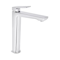 Змішувач для раковини високий Crow, Chrome (k35)  QTCRO269CRM48645 Qtap QTAP