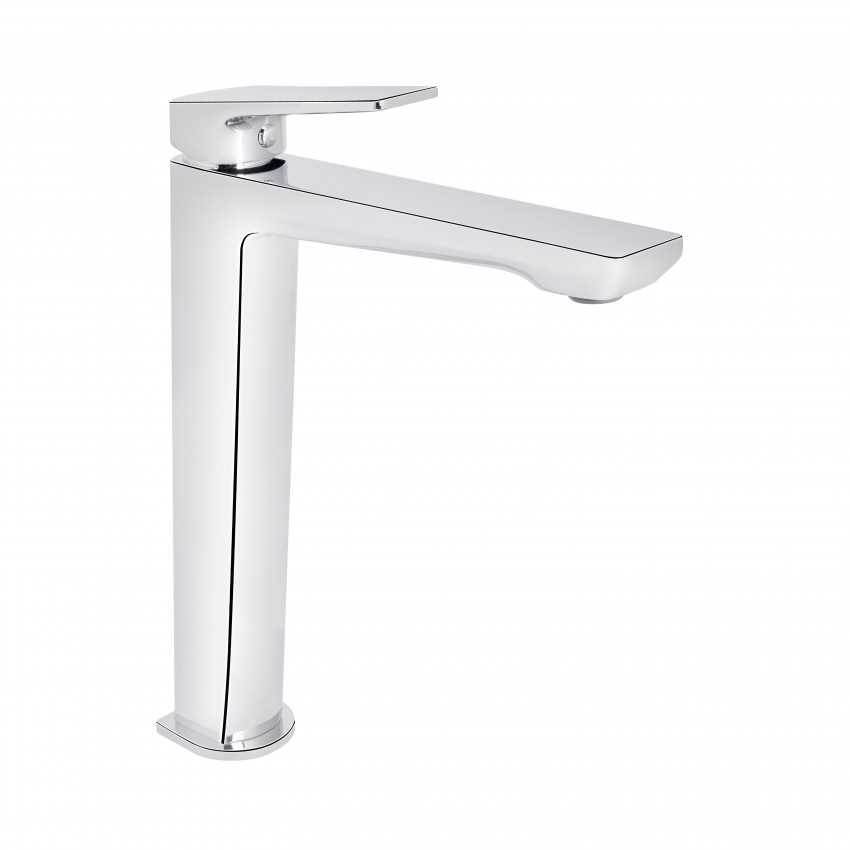 Змішувач для раковини високий Crow, Chrome (k35)  QTCRO269CRM48645 Qtap QTAP