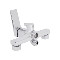 Змішувач для ванни Crow, Chrome (k35) з довгим поворотним виливом та душовим гарнітуром QTCRO260CRM48647 Qtap QTAP фото 3