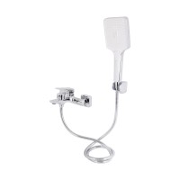 Змішувач для ванни Crow, Chrome (k35) з душовим гарнітуром QTCRO259CRM48646 Qtap QTAP фото 2