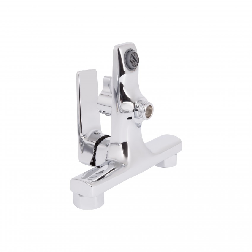 Змішувач для ванни Crow, Chrome (k35) з душовим гарнітуром QTCRO259CRM48646 Qtap QTAP фото 3
