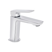 Змішувач для раковини низький Crow, Chrome (k35)  QTCRO270CRM48644 Qtap QTAP