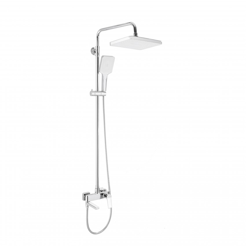 Душова система універсальна Arvin,Chrome (k30) на три споживача (з виливом)  QTARV111CRM48643 Qtap QTAP