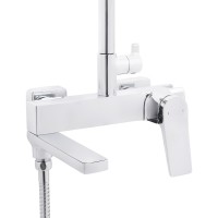 Душова система універсальна Nando,Chrome (k35) на три споживача (з виливом)  QTNAN111CRM48653 Qtap QTAP фото 2