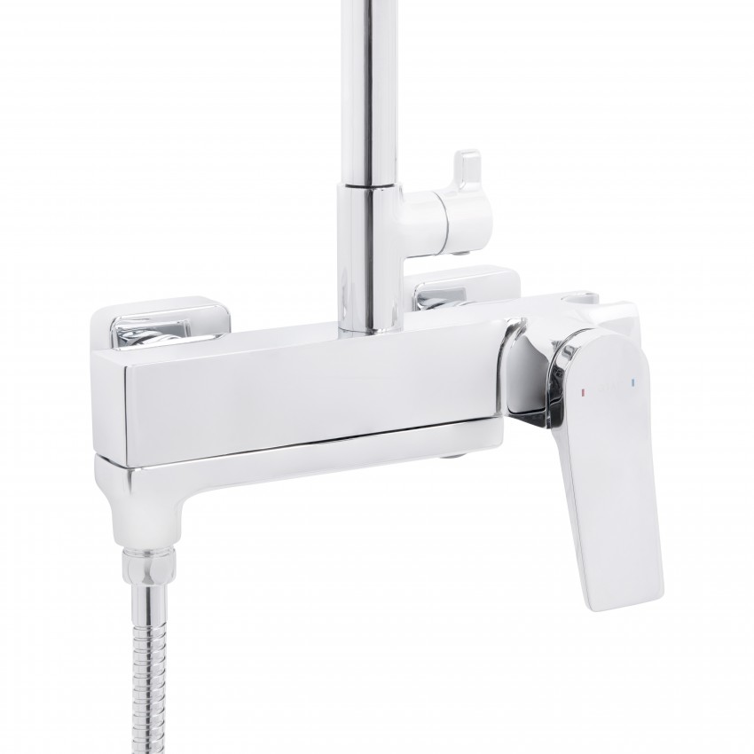 Душова система універсальна Nando,Chrome (k35) на три споживача (з виливом)  QTNAN111CRM48653 Qtap QTAP фото 3