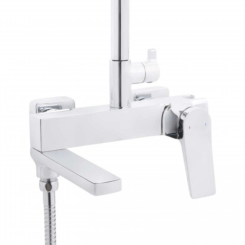 Душова система універсальна Nando,Chrome (k35) на три споживача (з виливом)  QTNAN111CRM48653 Qtap QTAP фото 2