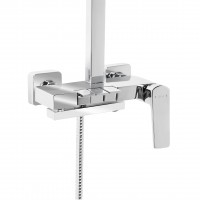 Душова система універсальна Crow,Chrome (k35) на три споживача (з виливом)  QTCRO111CRM48648 Qtap QTAP фото 3