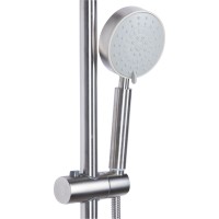 Душова система універсальна Aria 1033, Nickel (k35) на три споживачі (з виливом) LDARI1033NKS46109 Lidz LIDZ фото 3