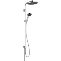 28074000 HG Activera S Душова система Showerpipe 240 1jet EcoSmart Reno Varia, хром (1 сорт) HANSGROHE