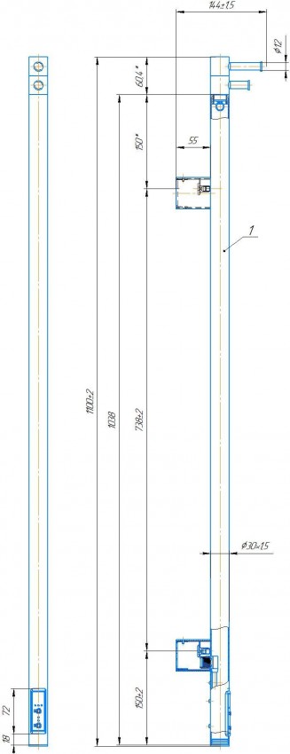 Ray-I 1100х30 TR K MARIO фото 3