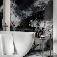 GRES CALMNESS BLACK RECT (1 сорт) CERRAD фото 1