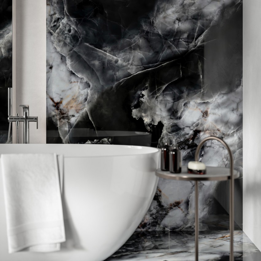 GRES CALMNESS BLACK RECT (1 сорт) CERRAD фото 1