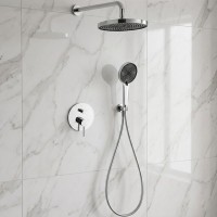 D117125001111C Flow Душова система прихованого монтажу, на 2 споживачі, без термостату, хром (1 сорт) DEVIT