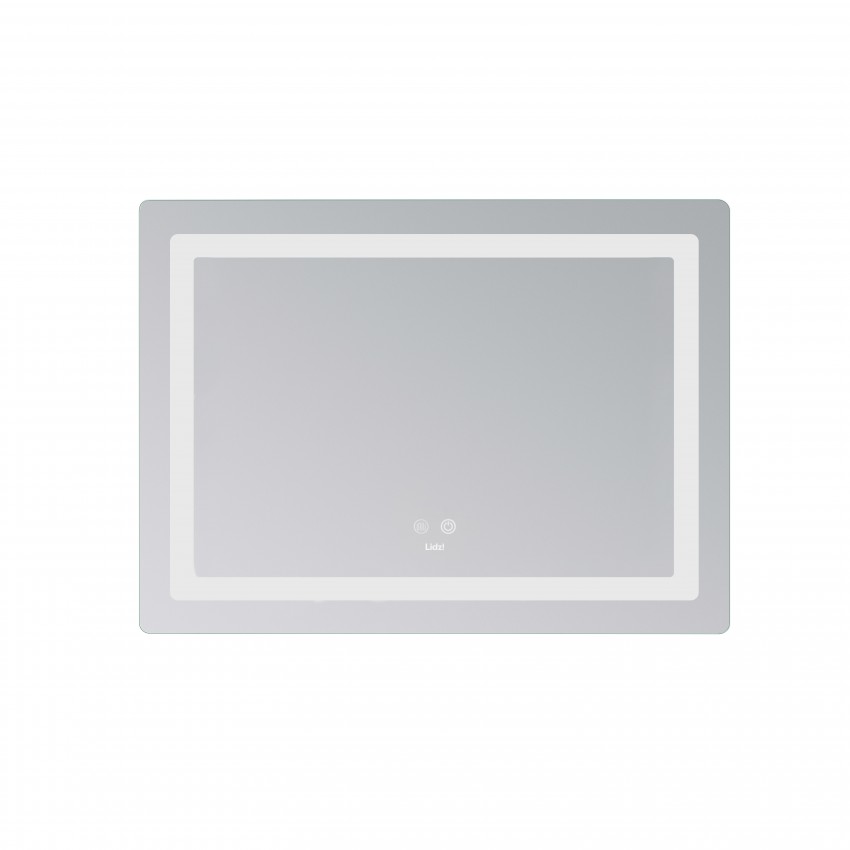 Дзеркало настінне Kubis (KU2) 700х500 мм, прямокутне, з LED-підсвічуванням Touch,  антизапотіванням, димером, рег. яскравості Lidz LIDZ фото 2