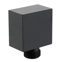 D113100000040BM Flow Підключення для душового шлангу, чорний матовий (1 сорт) DEVIT