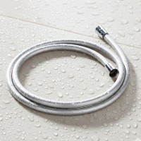 D113000001000C Flow Душовий шланг з латунними гайками G1/2’’ довжиною 1,5 м, хром (1 сорт) DEVIT фото 1