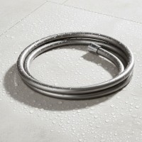 D113000001000BN Flow Душовий шланг з латунними гайками G1/2’’ довжиною 1,5 м, brushed nickel (1 сорт) DEVIT фото 1