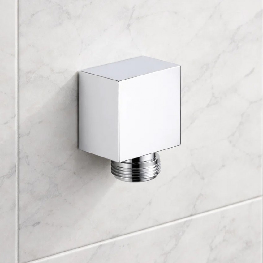 D113100000040C Flow Підключення для душового шлангу, хром (1 сорт) DEVIT фото 2