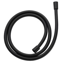 D113000001000BM Flow Душовий шланг з латунними гайками G1/2’’ довжиною 1,5 м, чорний матовий (1 сорт) DEVIT фото 2