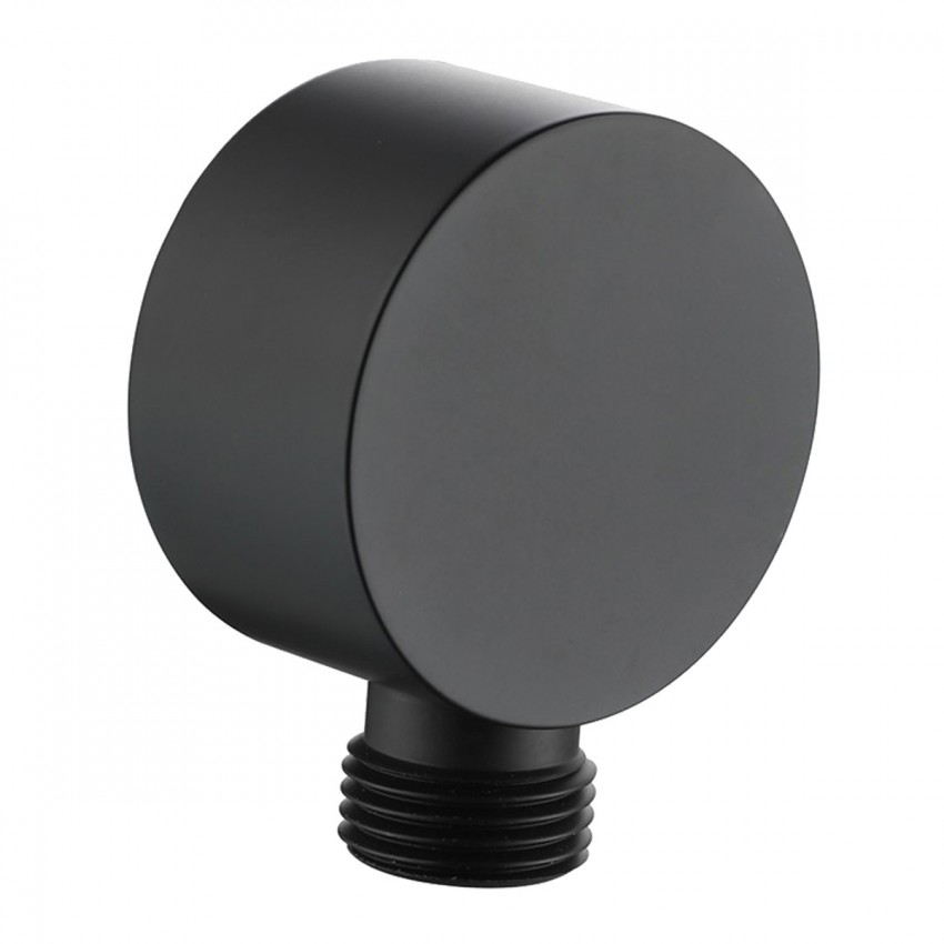 D113100000030BM Flow Підключення для душового шлангу, чорний матовий (1 сорт) DEVIT