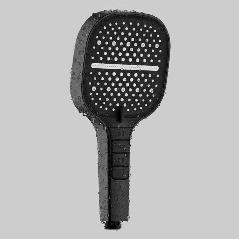 D113030000220MB Flow Ручна лійка, 3 режими струменю, чорний матовий (1 сорт) DEVIT фото 2