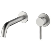 550537BN Flow Змішувач для раковини прихованого монтажу, brushed nickel (1 сорт) DEVIT фото 1