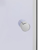 Набір: Душова кабіна Latwa SC90x90.SAT.LOW.GR, напівкругла, скло тоноване 4 мм + Душовий піддон Kupala ST90x90x16 Lidz LIDZ фото 3