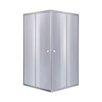 Набір: Душова кабіна Wawel SC80x80.SAT.LOW.GR, квадратна, скло тоноване 4 мм + Душовий піддон Kapielka ST80x80x14 Lidz LIDZ фото 2