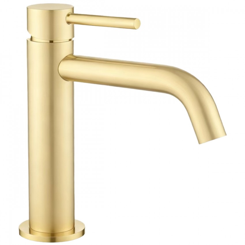 550534BG Flow Змішувач для раковини, brushed gold (1 сорт) DEVIT фото 2