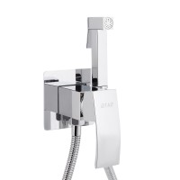 Набір для гігієнічного душу Swan Cascada, Chrome (k35) прямокутний QTSWA262CRM45567 Qtap QTAP фото 2